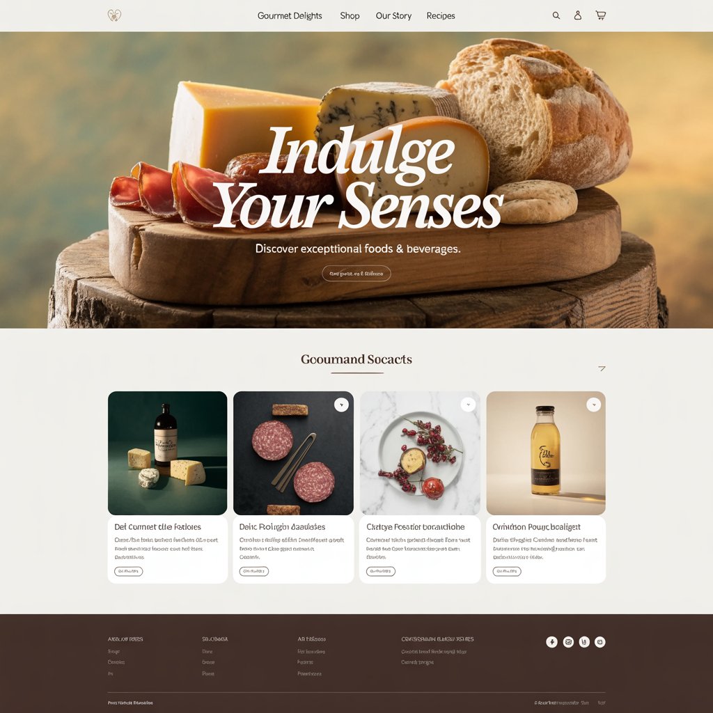 Gourmet Food template preview